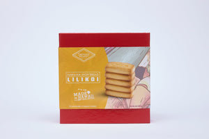 Hawaiian Shortbread Cookies Red Gift Box, Lilikoi (6.6oz)