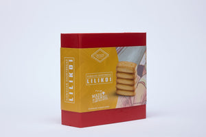 Hawaiian Shortbread Cookies Red Gift Box, Lilikoi (6.6oz)