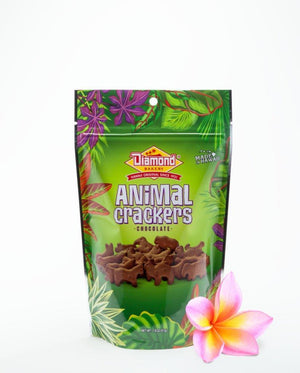 Hawaiian Jungle Animal Crackers, Chocolate (1.8oz)