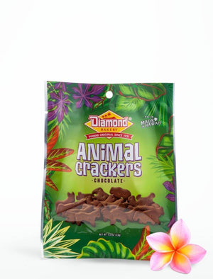 Hawaiian Jungle Animal Crackers, Chocolate (0.8oz / Case of 100)
