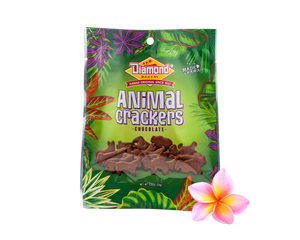 Jungle Animal Chocolate Cookie Bag (0.8oz / Case of 100)