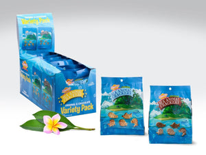 Hawaiian Sea Animal Crackers Variety Pack (5/0.8oz Original and 4/0.8oz Chocolate)