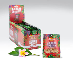 Hawaiian Jungle Animal Crackers, Original  (0.8oz / Case of 9)