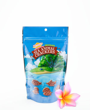 Hawaiian Sea Animal Crackers, Chocolate (1.8oz)