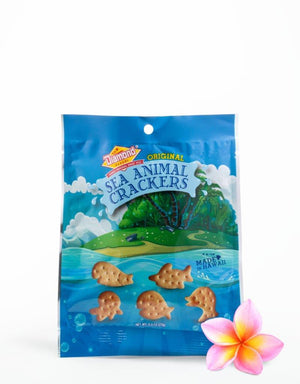 Hawaiian Sea Animal Crackers, Original (0.8oz / Case of 100)