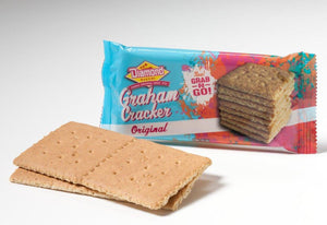 Hawaiian Crackers Grab N' Go Pack,  Original Grahams (0.8oz/Case of 24)
